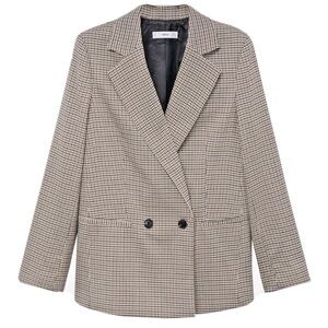 Mango Houndstooth Blazer